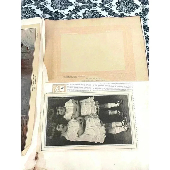 Antique Sweden Artbook 1912 Anders Rare Art Reprint 16"x 11" - Picture 10 of 13